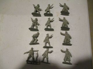Conte Collectibles 54mm Plastic Wwii German Infantry/ss Figure Grouping