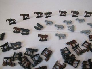 221 MINIATURE MILITARY METAL HORSES COLLECTIBLE HORSE TOYS TOY 3