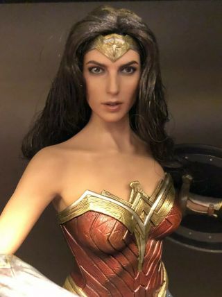 (us) Hot Toys 1/6 Dc Justice League Mms451 Wonder Woman Diana Deluxe Ver
