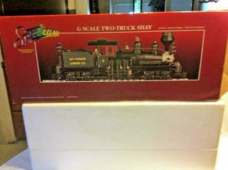 Bachman Spectrum 81198 G Scale Ely Thomas 36 - Ton Two - Truck Shay Steam Locomotive