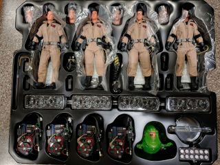 Mezco One: 12 Collective: Ghostbusters Deluxe Action Figure Box Set Complete
