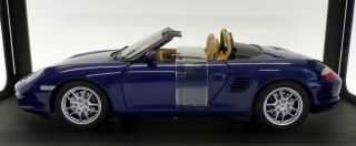 Autoart 1/18 Scale 77881 Porsche Boxster S 986 Cabriolet Facelift - Lapis Blue 3