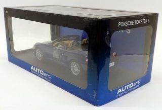 Autoart 1/18 Scale 77881 Porsche Boxster S 986 Cabriolet Facelift - Lapis Blue 6
