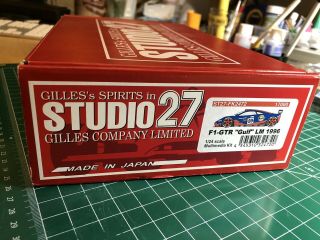 Studio 27 1:24 Mclaren F1 - Gtr Gulf Le Mans 1996 Curbside Multimedia Resin Kit