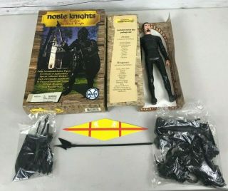 Marx Toys Noble Knights Sir Cedric The Black Knight Figure 2001 Complete