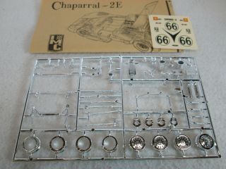 Vintage 1960 ' s IMC Chaparral 2E plastic model kit no.  116 5