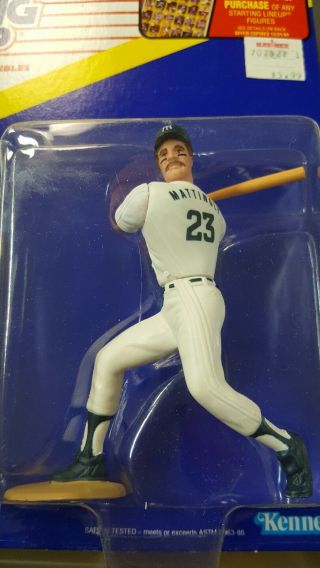 1991 Don Mattingly Vintage Starting Lineup SLU Figure,  With Card and Coin 3