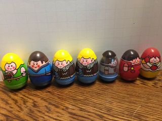 7 Hasbro Playskool Weebles Wobble But They Don 