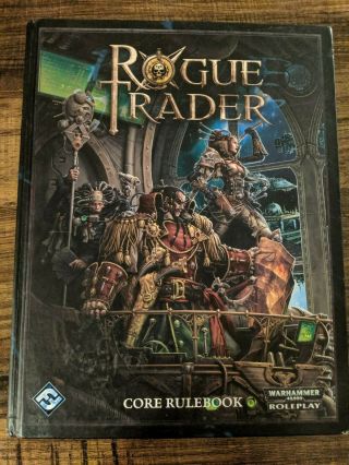 Rogue Trader Core Rulebook Warhammer 40,  000 Roleplay Hard Cover Fantasy Flight