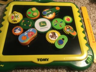 John Deere Gearations Magnetic Gear Toy,  Activity Board Tomy Complete