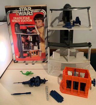 Vintage Star Wars - Kenner Death Star Space Station Playset W/box/dianoga - Anh - 1978