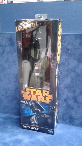2013 Star Wars 12 " Darth Vader Large Action Figure Includes Lightsaber