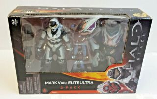 Mcfarlane Toys Halo Reach Mark V [b] & Elite Ultra Series 1 2 - Pack 2010