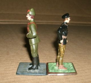 Two 1/32 Scale Handpainted Metal Soldier Figures From USSR Russian Army Officers 4