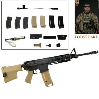 Damtoys 78063 1/6 Dea Srt Special Response Team Agent El Paso M4 Rifle Set
