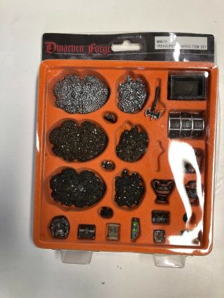 Dwarven Forge Mm - 016 Treasures And Magic Item Set Scenery S3