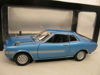 1:18 Autoart 1969 Toyota Celica 1600 Gt Ta22 Coupe W/box Metallic Blue