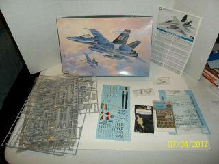 Hasegawa F - 18c Hornet 1/48 Scale P26:5800 Includes Accessories Model Kit S1