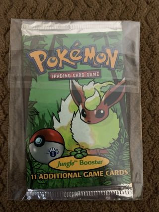 pokemon jungle booster packs 1st edition 3