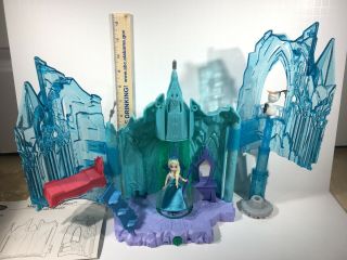 Disney Frozen Magical Lights Palace With Elsa And Olaf Figures,  Complete