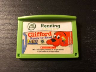 Leapfrog Game Cartridge Clifford The Big Red Dog Read Leappad,  Leapster Explorer