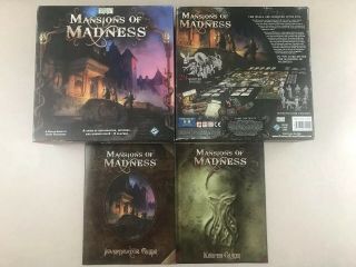 Arkham Horror Mansions Of Madness Board Game 1st Edition Fantasy Flight Games