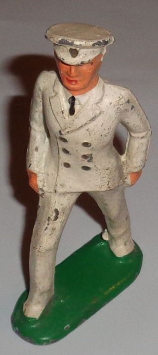 Barclay U.  S.  A.  Toy Soldier Navy Officer Collectible 1940 