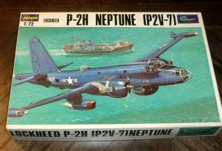 Hasegawa/minicraft Lockheed P - 2h Neptune (p2v - 7) Model Kit 1/72 Scale Complete
