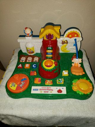 Vtech Little Smart " Nursery Rhyme Land " Musical Activity Learning Toy Lights