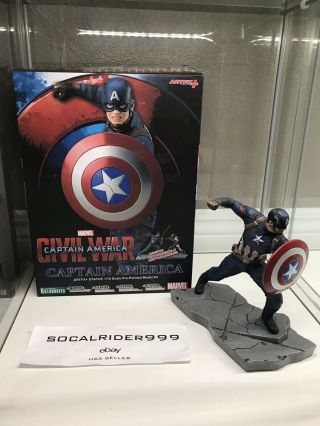 Captain America Civil War Captain America Artfx,  Kotobukiya Statue 1/10 Usa