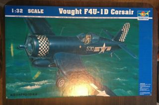 Vought F4u - 1d Corsair - 1/32 Scale Trumpeter Aircraft Kit 2221 - With