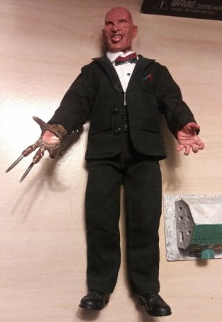 Neca Nightmare On Elm Street Part 3 Tuxedo Freddy 8 " Clothed Action Figure