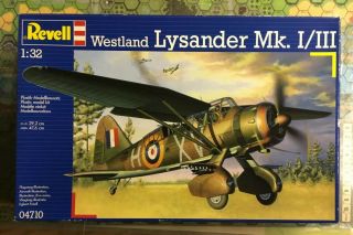Westland Lysander Mk.  I/iii - 1/32 Scale Revell Aircraft Kit 04710 -