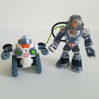 Fisher Price 2004 Rescue Heroes Robotz Cd Moon & Lift - Off Mattel