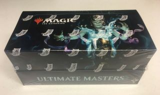 Magic The Gathering Ultimate Masters Booster Box Mtg Factory With Topper