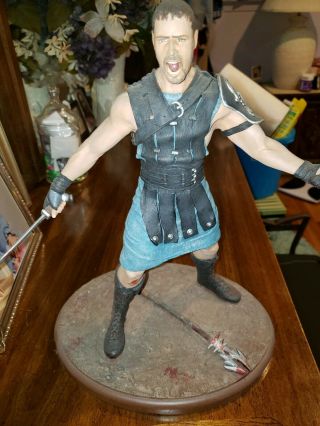 Rare 1:6 Scale Russell Crowe Gladiator Movie Statue Figure