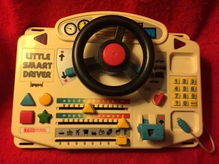 Vtech Little Smart Driver 1989 Electronic Talking Activity Center Driving Toy