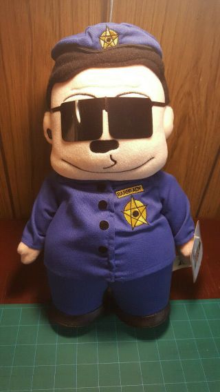 The South Park Show Officer Barbrady Plush Toy Doll Figure By Fun 4 All
