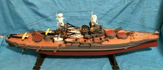 Revell Uss Arizona Painted Plastic Ship Model Time & Capsule Pearl Harbor War