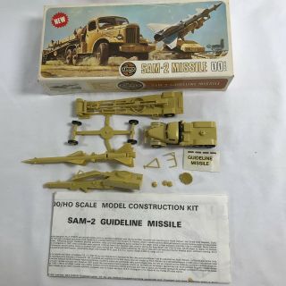 Airfix Code No.  03303 - 5 Sam - 2 Guideline Missile,  00 Scale Model Partly Assembled