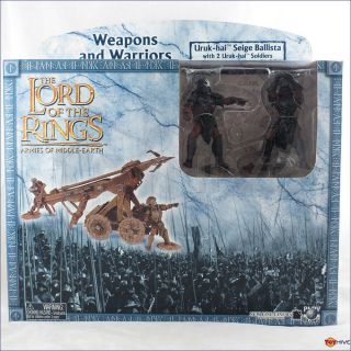Lord Of The Rings Armies Of Middle Earth Uruk - Hai Seige Ballista Weapons Warrior
