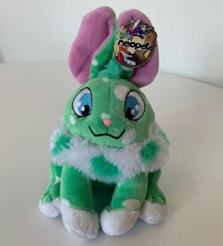 2005 Neopets Speckled Cybunny Plush Toy 8 "