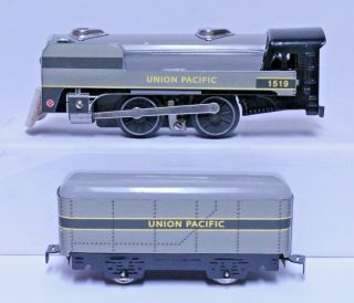 Marx O Gauge No.  1519 Union Pacific Steam Engine & Coal Tender