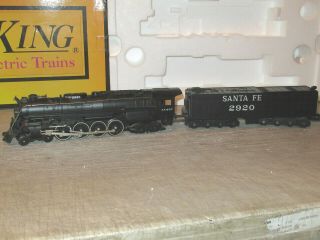 Mth Rail King 30 - 1265 - 1,  4 - 8 - 4 Santa Fe Northern Steam Locomotive,  Box Examine