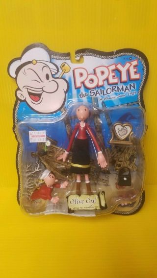 Mezco Popeye The Sailor Man Olive Oyl Action Figure