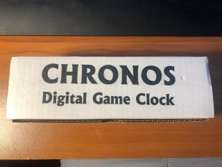 Chronos Ii Digital Chess Clock Black Mechanical Switches Like