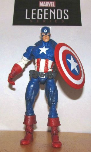 Marvel Legends Captain America Action Figure From The " Face Off " 2 Pack Set