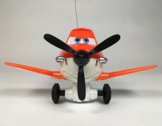 Disney Planes " Dusty Crophopper " - Rc Wing Control Plane By Mattel 2013 -