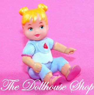 Fisher Price Loving Family Additions Dollhouse Baby Girl Doll Blonde Hair
