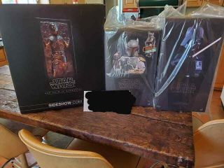 Hot Toys Sw Boba Fett (deluxe Version) Sixth Scale Mms464 - Factory Shipper